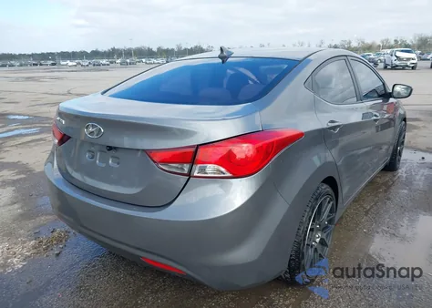 2012 Hyundai Elantra Gls z USA, uszkodzony, nr VIN 5NPDH4AE5CH135929